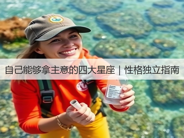 自己能够拿主意的四大星座|性格独立指南(图2) 自己能够拿主意的四大星座|性格独立指南(图2)