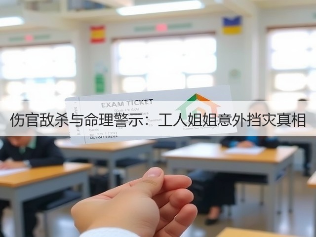 伤官敌杀与命理警示:工人姐姐意外挡灾真相(图3) 伤官敌杀与命理警示:工人姐姐意外挡灾真相(图3)