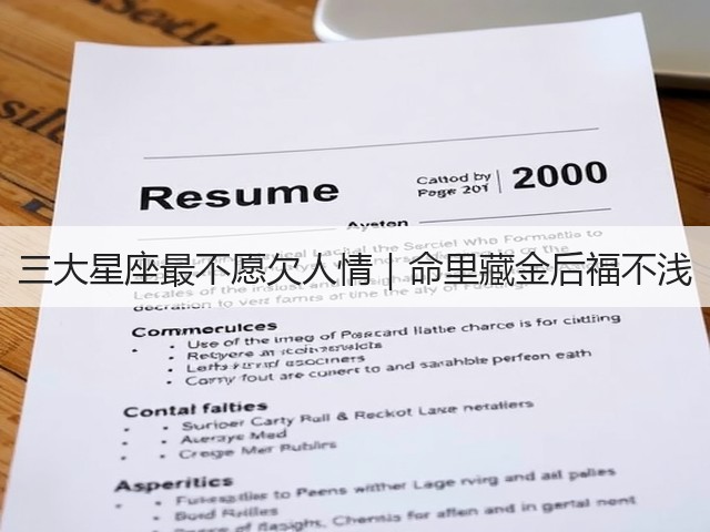 三大星座最不愿欠人情|命里藏金后福不浅(图3) 三大星座最不愿欠人情|命里藏金后福不浅(图3)