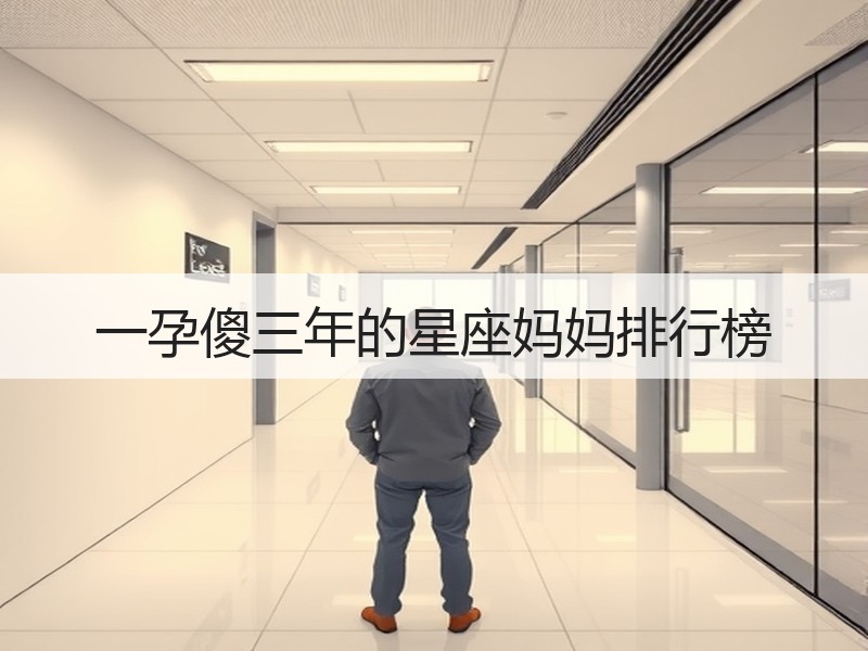 一孕傻三年的星座妈妈排行榜