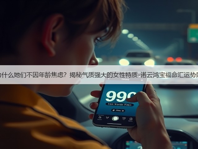 为什么她们不因年龄焦虑？揭秘气质强大的女性特质-诺云鸿宝福命汇运势网(图2)