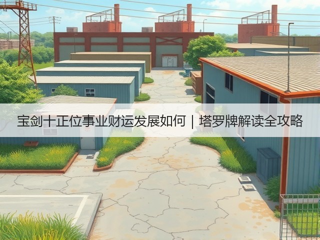 宝剑十正位事业财运发展如何｜塔罗牌解读全攻略(图1)