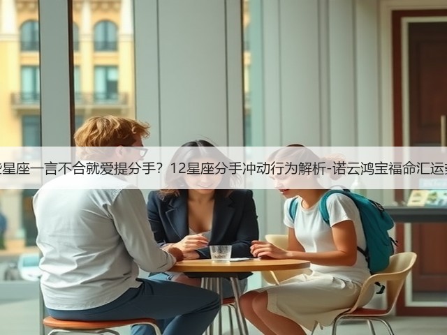 哪些星座一言不合就爱提分手?12星座分手冲动行为解析-诺云鸿宝福命汇运势网(图2) 哪些星座一言不合就爱提分手?12星座分手冲动行为解析-诺云鸿宝福命汇运势网(图2)