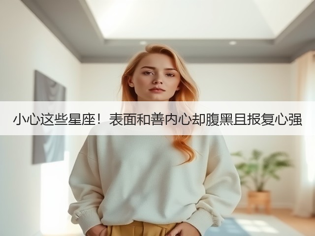 小心这些星座!表面和善内心却腹黑且报复心强(图1) 小心这些星座!表面和善内心却腹黑且报复心强(图1)