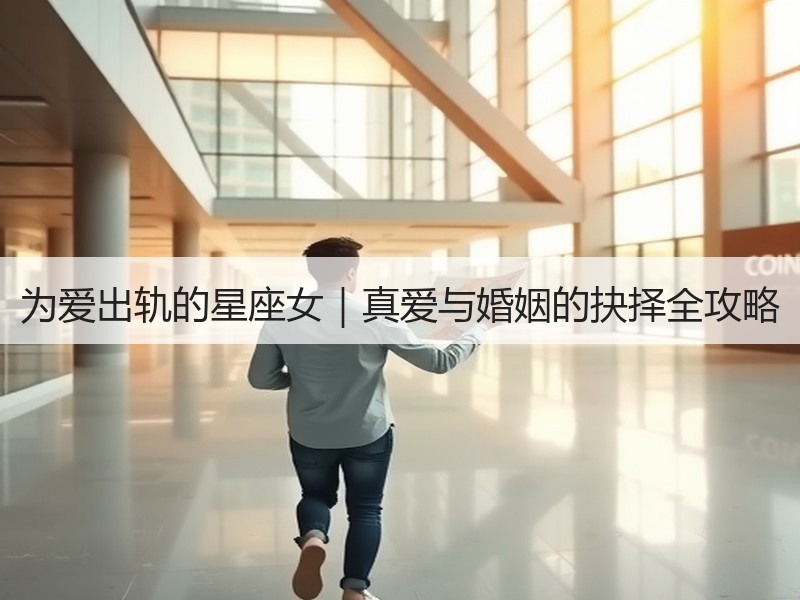 为爱出轨的星座女｜真爱与婚姻的抉择全攻略
