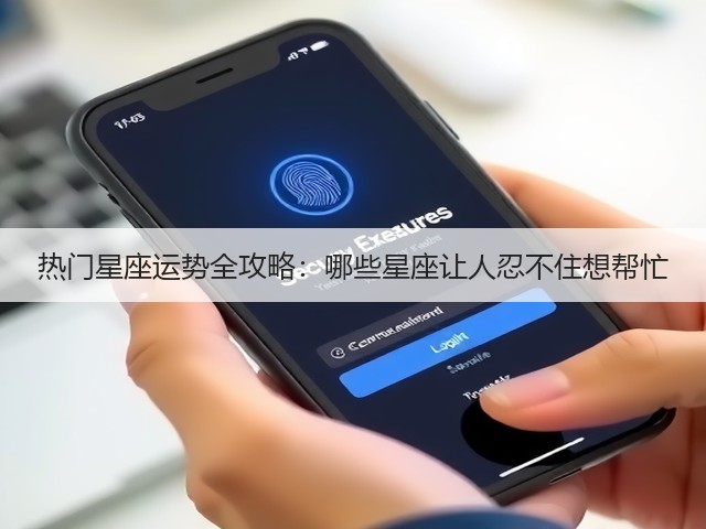 热门星座运势全攻略:哪些星座让人忍不住想帮忙(图2) 热门星座运势全攻略:哪些星座让人忍不住想帮忙(图2)