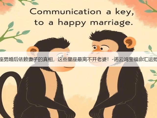 星座男婚后依赖妻子的真相,这些星座最离不开老婆!-诺云鸿宝福命汇运势网(图2) 星座男婚后依赖妻子的真相,这些星座最离不开老婆!-诺云鸿宝福命汇运势网(图2)