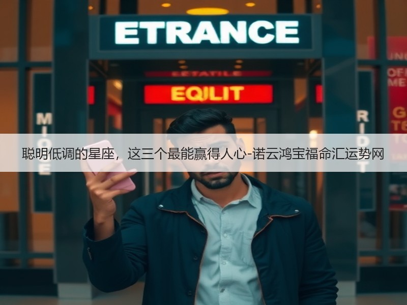 聪明低调的星座，这三个最能赢得人心-诺云鸿宝福命汇运势网