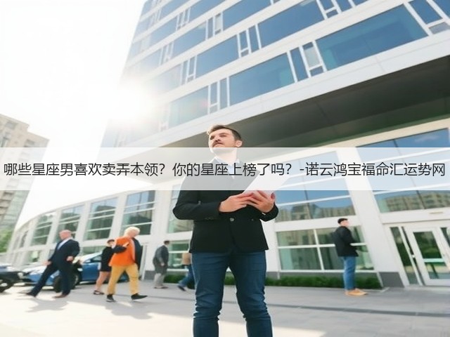 哪些星座男喜欢卖弄本领?你的星座上榜了吗?-诺云鸿宝福命汇运势网(图2) 哪些星座男喜欢卖弄本领?你的星座上榜了吗?-诺云鸿宝福命汇运势网(图2)