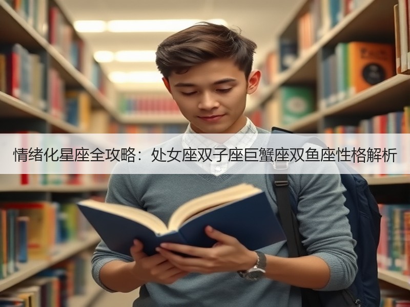 情绪化星座全攻略：处女座双子座巨蟹座双鱼座性格解析