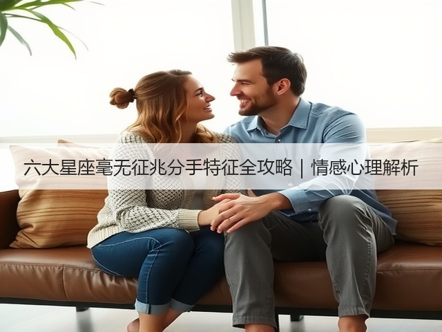 六大星座毫无征兆分手特征全攻略｜情感心理解析(图3)