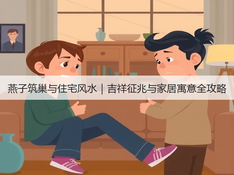 燕子筑巢与住宅风水｜吉祥征兆与家居寓意全
