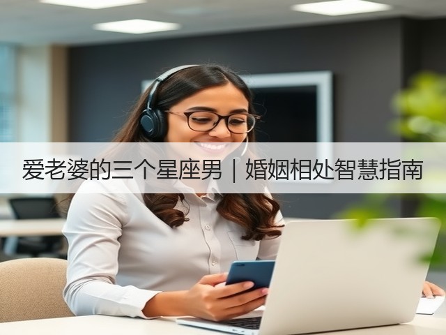 爱老婆的三个星座男｜婚姻相处智慧指南(图3)