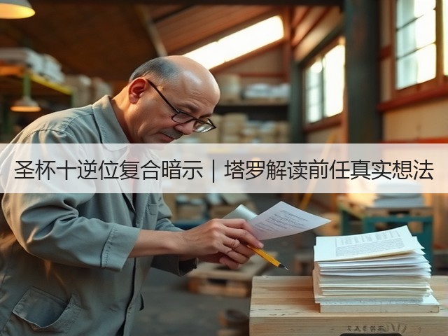 圣杯十逆位复合暗示｜塔罗解读前任真实想法(图2)