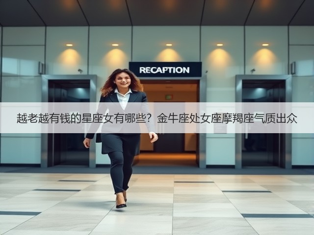 越老越有钱的星座女有哪些?金牛座处女座摩羯座气质出众(图1) 越老越有钱的星座女有哪些?金牛座处女座摩羯座气质出众(图1)