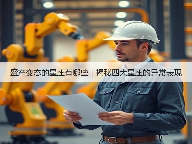 盛产变态的星座有哪些|揭秘四大星座的异常表现(图3) 盛产变态的星座有哪些|揭秘四大星座的异常表现(图3)
