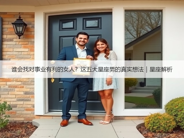 谁会找对事业有利的女人?这五大星座男的真实想法|星座解析(图3) 谁会找对事业有利的女人?这五大星座男的真实想法|星座解析(图3)