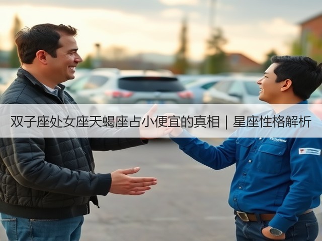 双子座处女座天蝎座占小便宜的真相|星座性格解析(图3) 双子座处女座天蝎座占小便宜的真相|星座性格解析(图3)