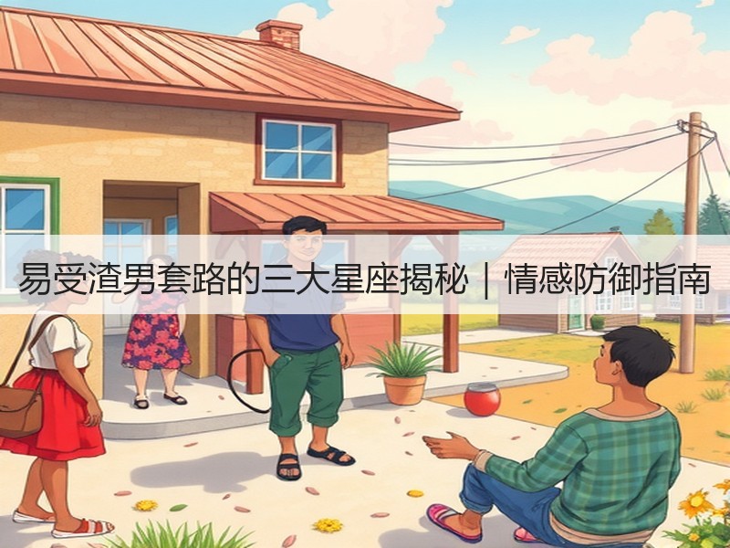 易受渣男套路的三大星座揭秘｜情感防御指南