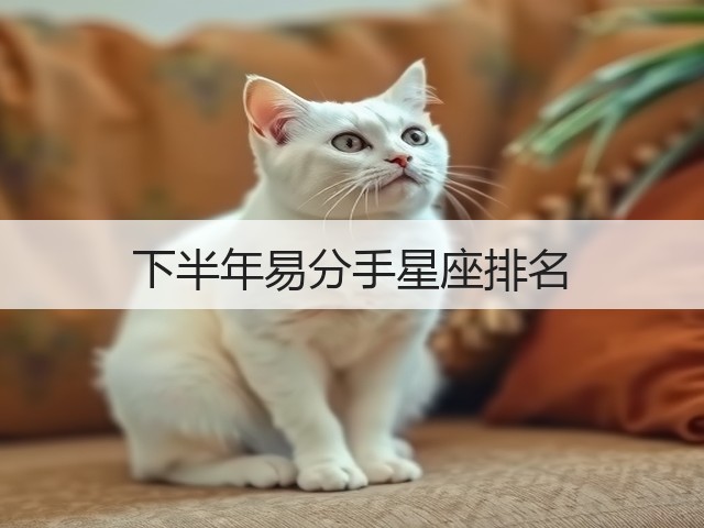 下半年易分手星座排名(图3) 下半年易分手星座排名(图3)