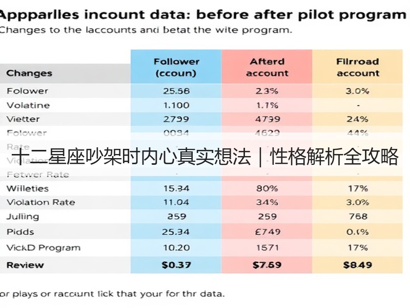 十二星座吵架时内心真实想法｜性格解析全攻略