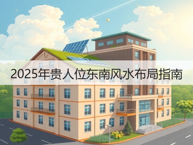 2025年贵人位东南风水布局指南(图3) 2025年贵人位东南风水布局指南(图3)