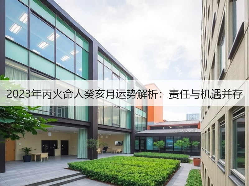2023年丙火命人癸亥月运势解析：责任与机遇并存