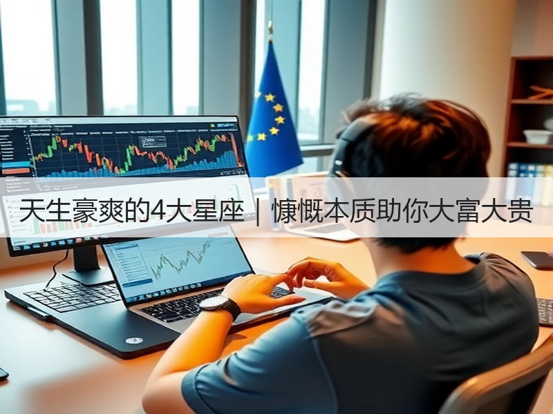天生豪爽的4大星座｜慷慨本质助你大富大贵