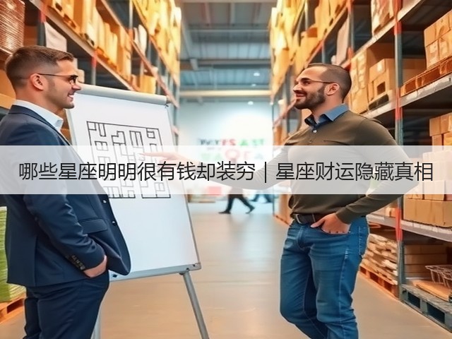哪些星座明明很有钱却装穷｜星座财运隐藏真相(图1)