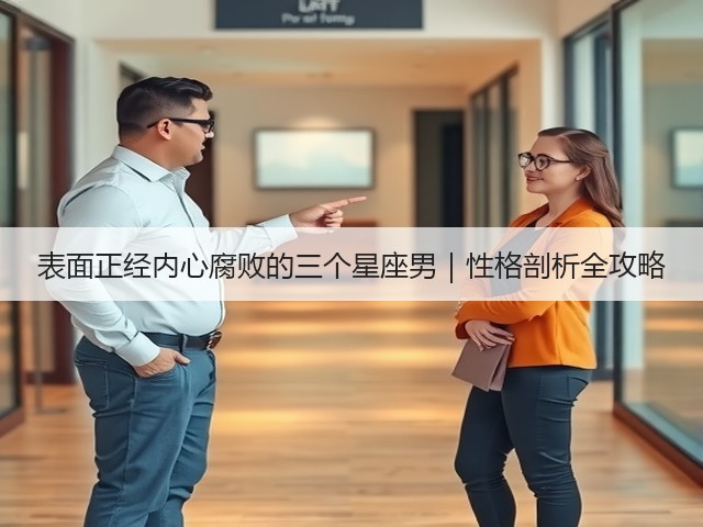 表面正经内心腐败的三个星座男|性格剖析全攻略(图3) 表面正经内心腐败的三个星座男|性格剖析全攻略(图3)