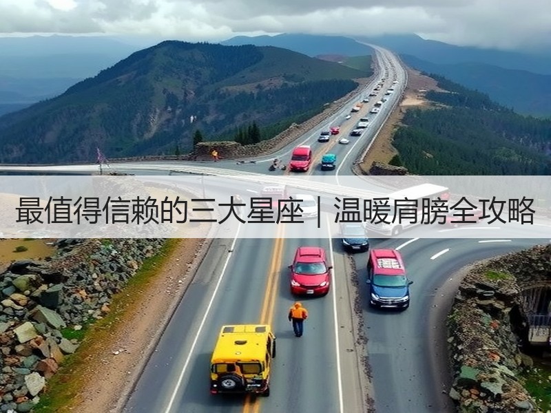 最值得信赖的三大星座｜温暖肩膀全攻略