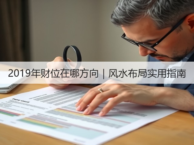 2019年财位在哪方向｜风水布局实用指南(图1)