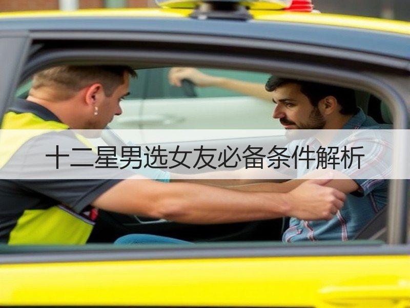 十二星男选女友必备条件解析