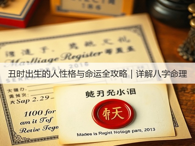 丑时出生的人性格与命运全攻略｜详解八字命理(图1)