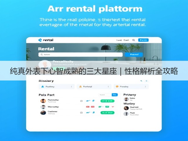 纯真外表下心智成熟的三大星座｜性格解析全攻略(图3)