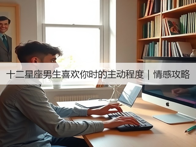 十二星座男生喜欢你时的主动程度｜情感攻略(图1)