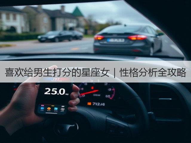 喜欢给男生打分的星座女｜性格分析全攻略(图1)