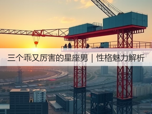 三个乖又厉害的星座男|性格魅力解析(图2) 三个乖又厉害的星座男|性格魅力解析(图2)