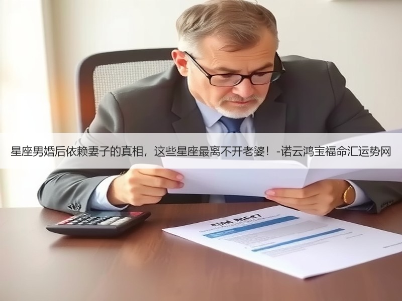 星座男婚后依赖妻子的真相，这些星座最离不开老婆！-诺云鸿宝福命汇运势网