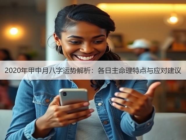 2020年甲申月八字运势解析：各日主命理特点与应对建议(图2)