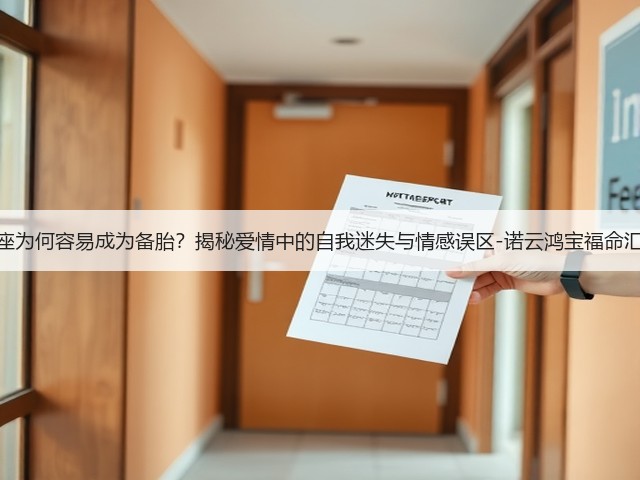 这些星座为何容易成为备胎？揭秘爱情中的自我迷失与情感误区-诺云鸿宝福命汇运势网(图2)