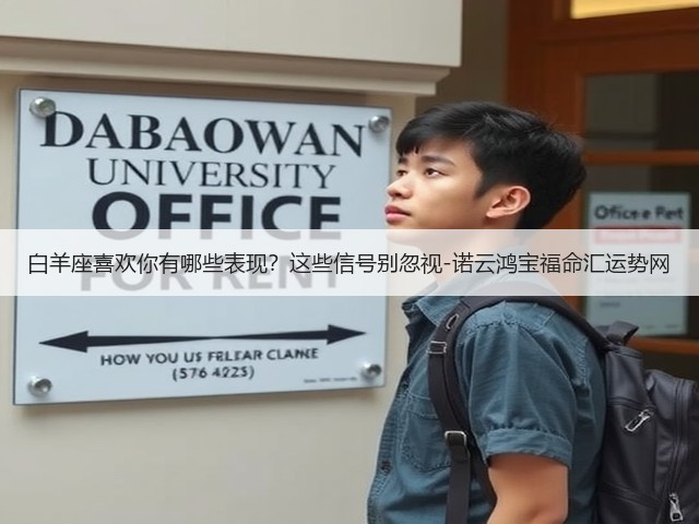 白羊座喜欢你有哪些表现？这些信号别忽视-诺云鸿宝福命汇运势网(图1)