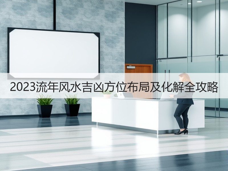 2023流年风水吉凶方位布局及化解全攻略