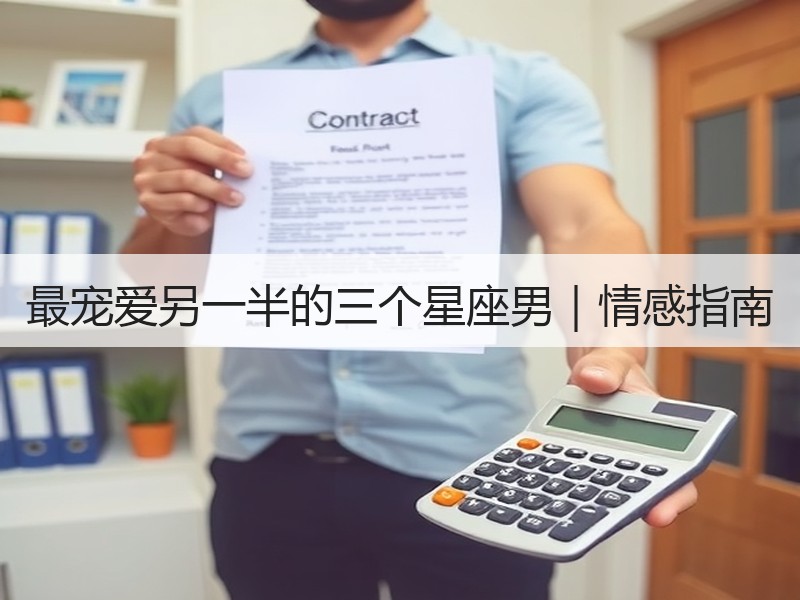 最宠爱另一半的三个星座男｜情感指南