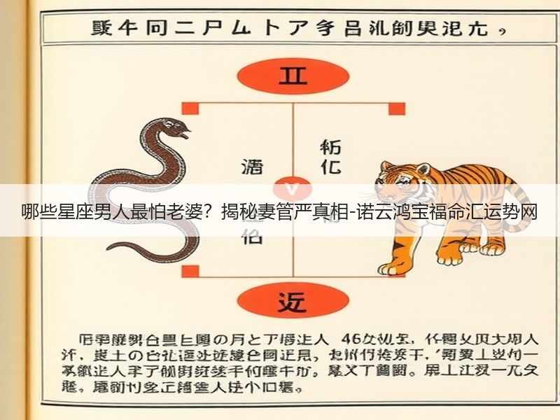 哪些星座男人最怕老婆？揭秘妻管严真相-诺云鸿宝福命汇运势网