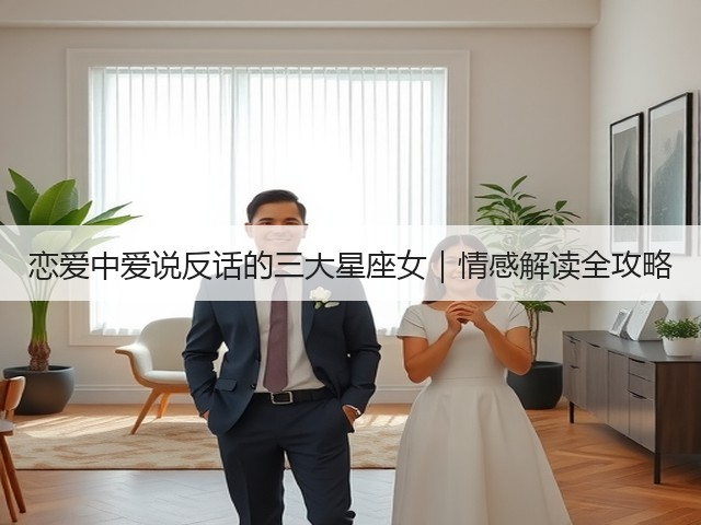 恋爱中爱说反话的三大星座女|情感解读全攻略(图2) 恋爱中爱说反话的三大星座女|情感解读全攻略(图2)