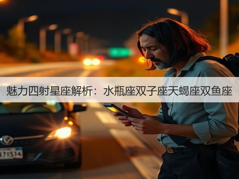 魅力四射星座解析：水瓶座双子座天蝎座双鱼座