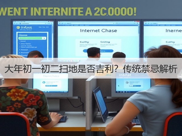 大年初一初二扫地是否吉利?传统禁忌解析(图1) 大年初一初二扫地是否吉利?传统禁忌解析(图1)