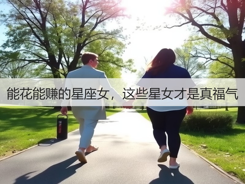 能花能赚的星座女，这些星女才是真福气