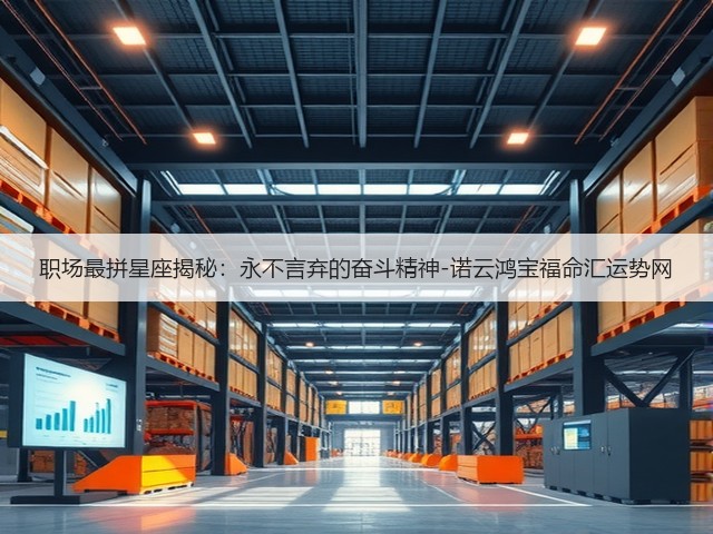 职场最拼星座揭秘:永不言弃的奋斗精神-诺云鸿宝福命汇运势网(图2) 职场最拼星座揭秘:永不言弃的奋斗精神-诺云鸿宝福命汇运势网(图2)